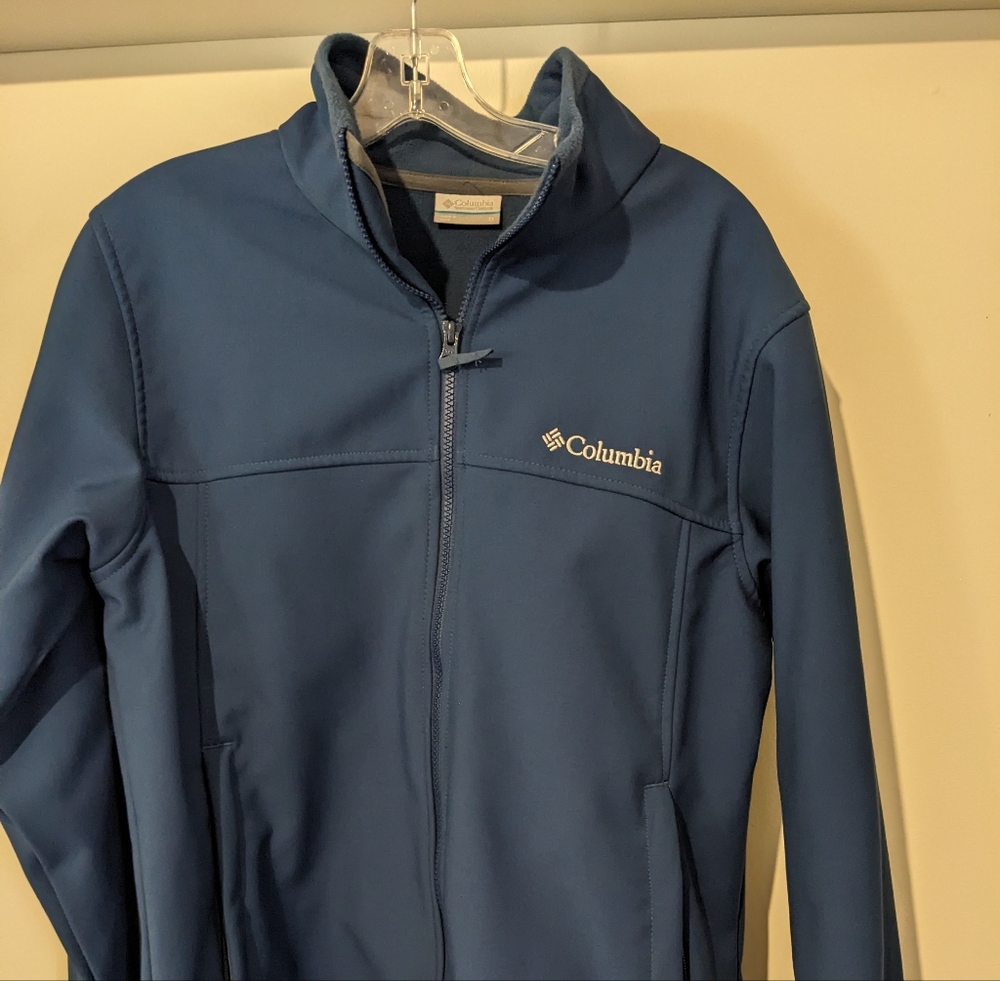 Columbia Mens Size M Soft Shell Full-Zip Jacket
